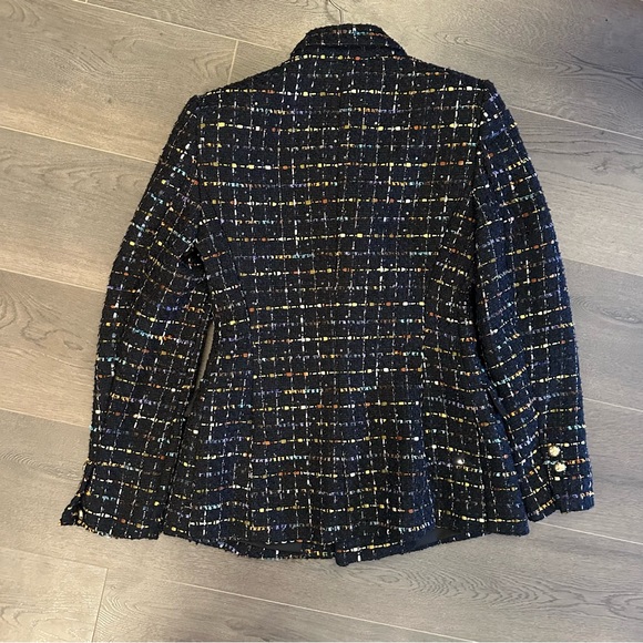 NWT Zara multi color tweed jacket (Sz S) - Picture 2 of 14